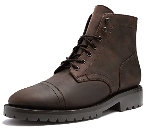 Thursday Boot Company Captain Herren Schnürstiefel, Tabak – Ansatz, 44.5 EU von Thursday Boot Company