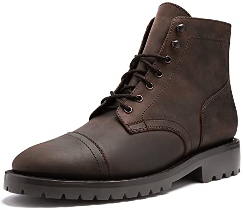 Thursday Boot Company Captain Herren Schnürstiefel, Tabak - Lug, 43 EU von Thursday Boot Company