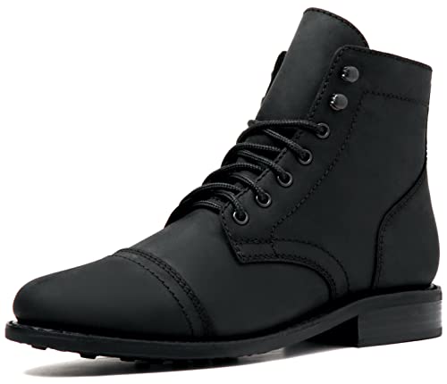 Thursday Boot Company Captain Herren Stiefel zum Schnüren, Schwarz Matt, 44.5 EU von Thursday Boot Company