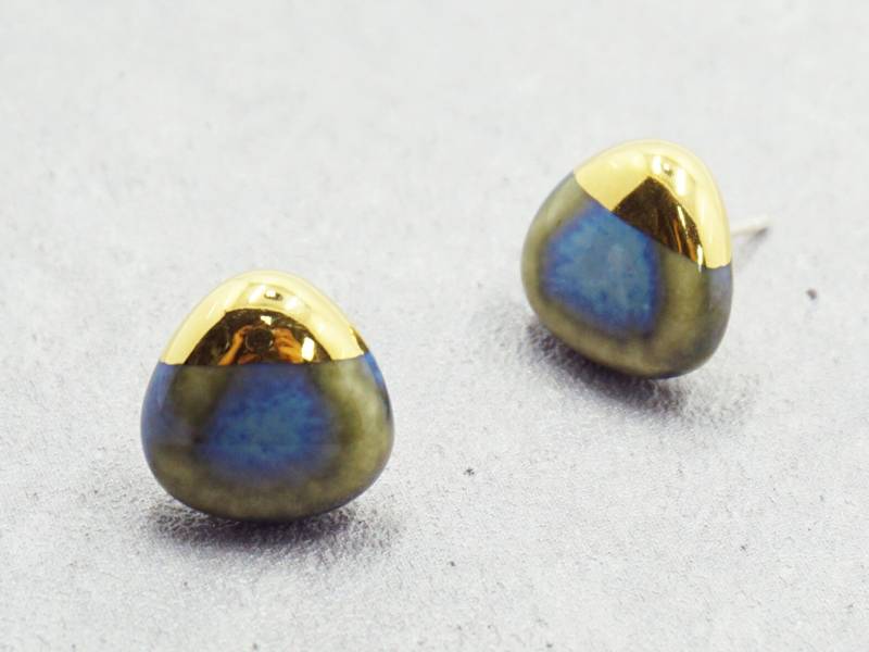 Arkane Keramikohrringe. Porzellan Goldohrringe. Brautjungfer Geschenk. Keramik Schmuck. 22K Gold Keramik. Ohrringe. Pebble Mama Arkane Keramikohrringe. Porzellan Goldohrringe. Brautjungfer Geschenk. Keramik Schmuck. 22K Gold Keramik. Ohrringe. Pebble Mama von Thursdayvibes