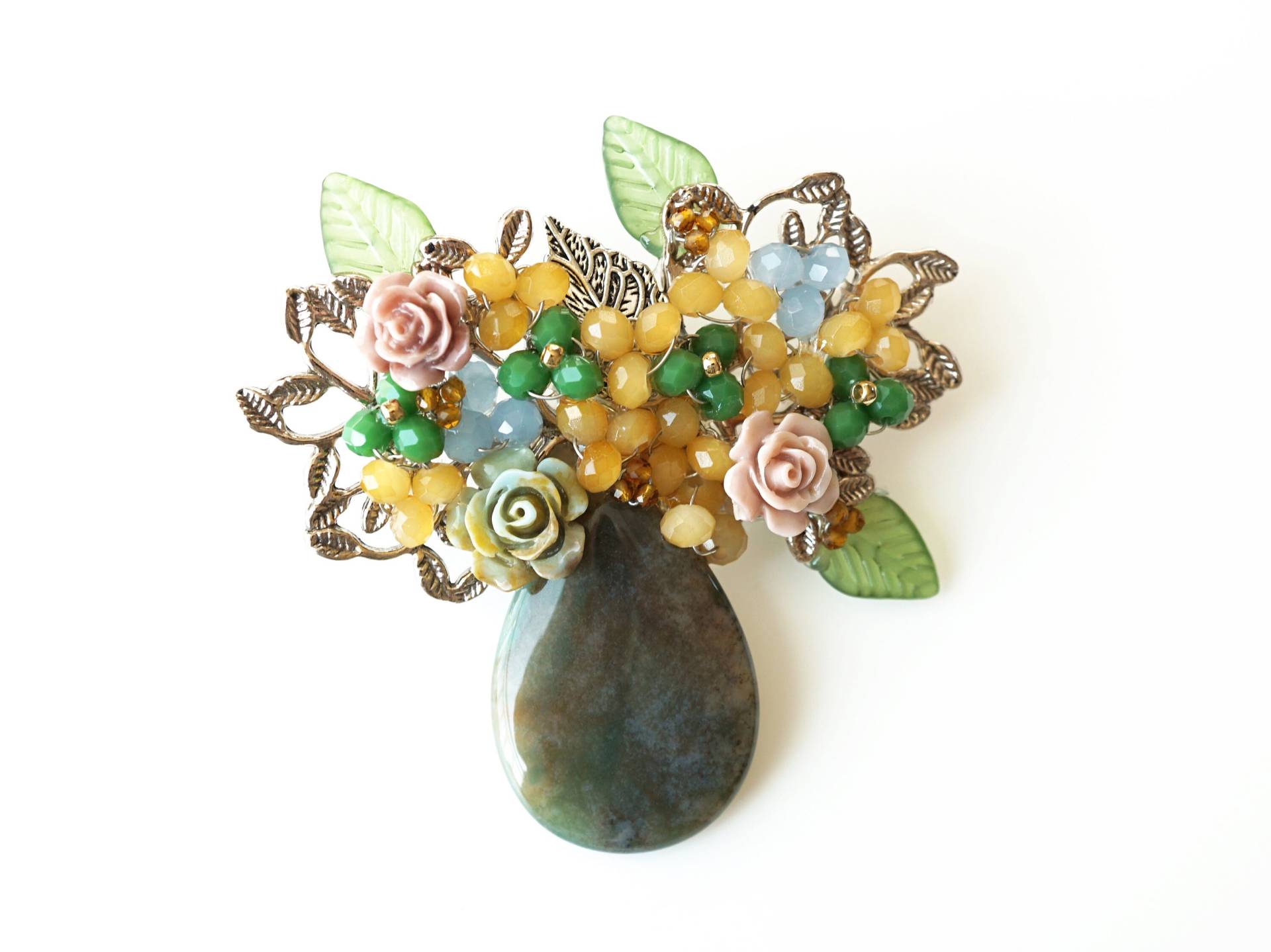 Edelstein Brosche. Mama Geschenk. Stein Baum Floraler Schmuck. Naturstein. Brautjungfer Muttergeschenk. Korea Edelstein Brosche. Mama Geschenk. Stein Baum Floraler Schmuck. Naturstein. Brautjungfer Muttergeschenk. Korea von Thursdayvibes