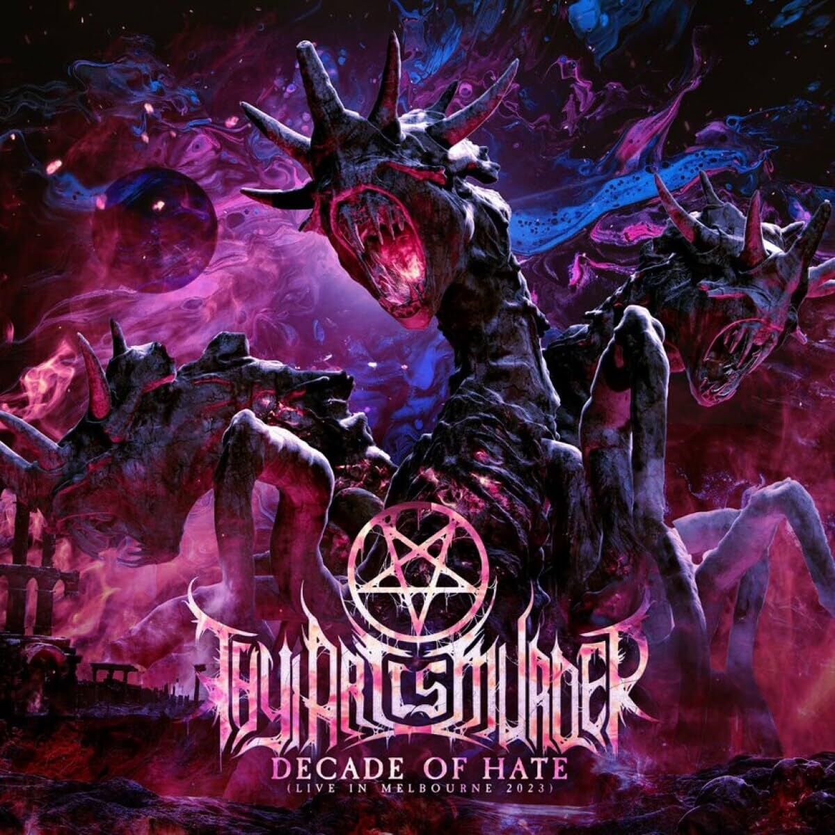 Decade of hate (Live in Melbourne 2023) von Thy Art Is Murder - CD (Jewelcase) von Thy Art Is Murder