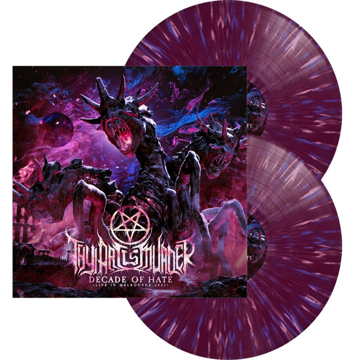 Decade of hate (Live in Melbourne 2023) von Thy Art Is Murder - LP (Coloured, Limited Edition, Standard) von Thy Art Is Murder