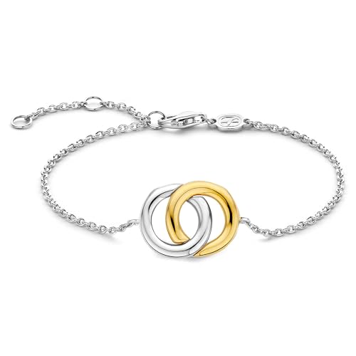 TI SENTO MILANO Armband der Marke Armband Sterling Silber Farbe Gold Farbe Silber und Gelbgold plattiert. Das Gewicht beträgt 0,0039. Die Referenz ist 2790SY, Sterling-Silber von Ti Sento Milano