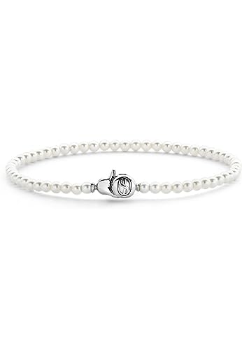 Ti Sento - Milano Damen-Armband 925er Silber, Perle Kunstperle One Size 88828003 von Ti Sento Milano