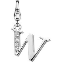 Ti Sento Charm 925 Silber Bedel Letter W von Ti Sento