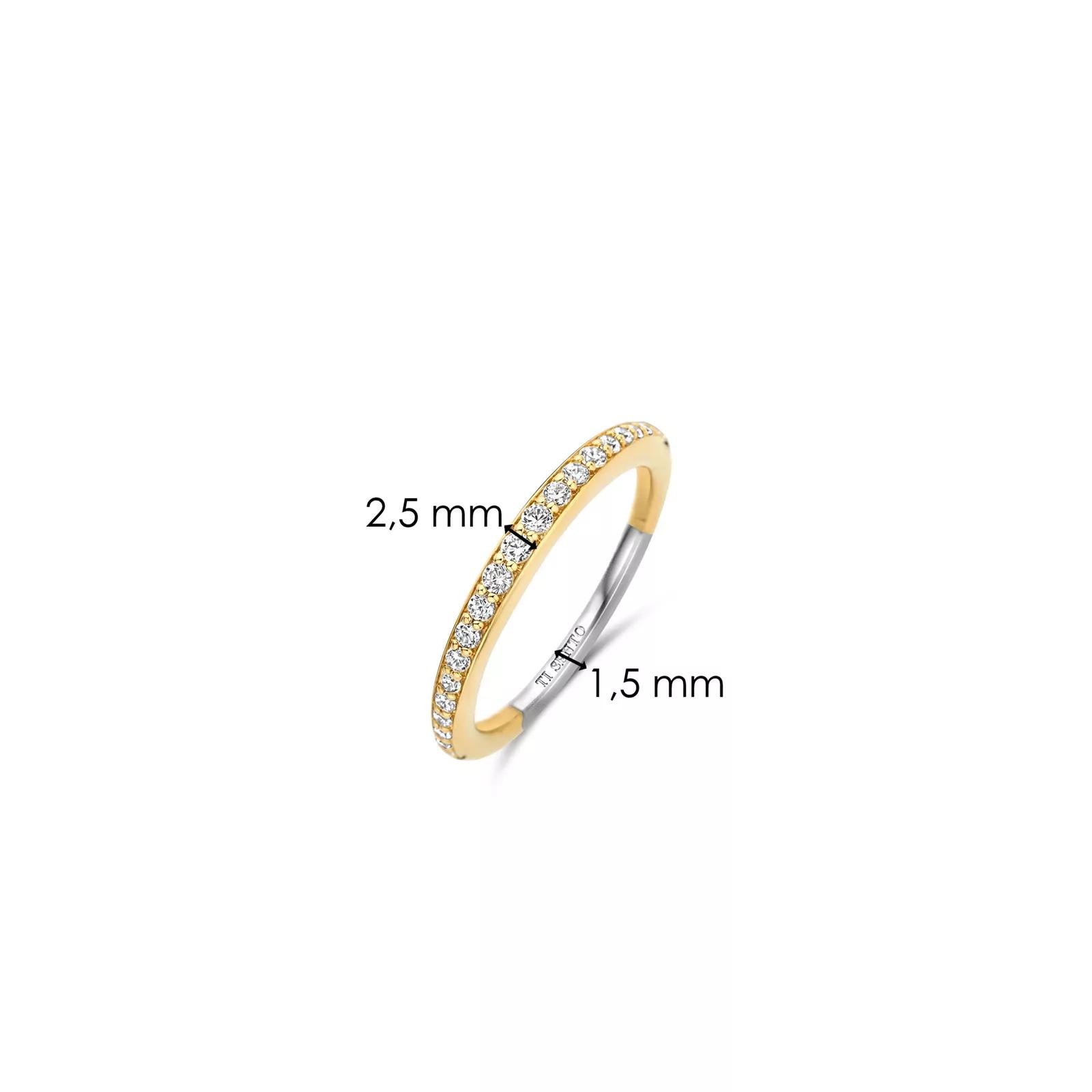 Ti Sento Ring - TI SENTO Ring 12317ZY - Gr. 52 - in Gold - für Damen von Ti Sento