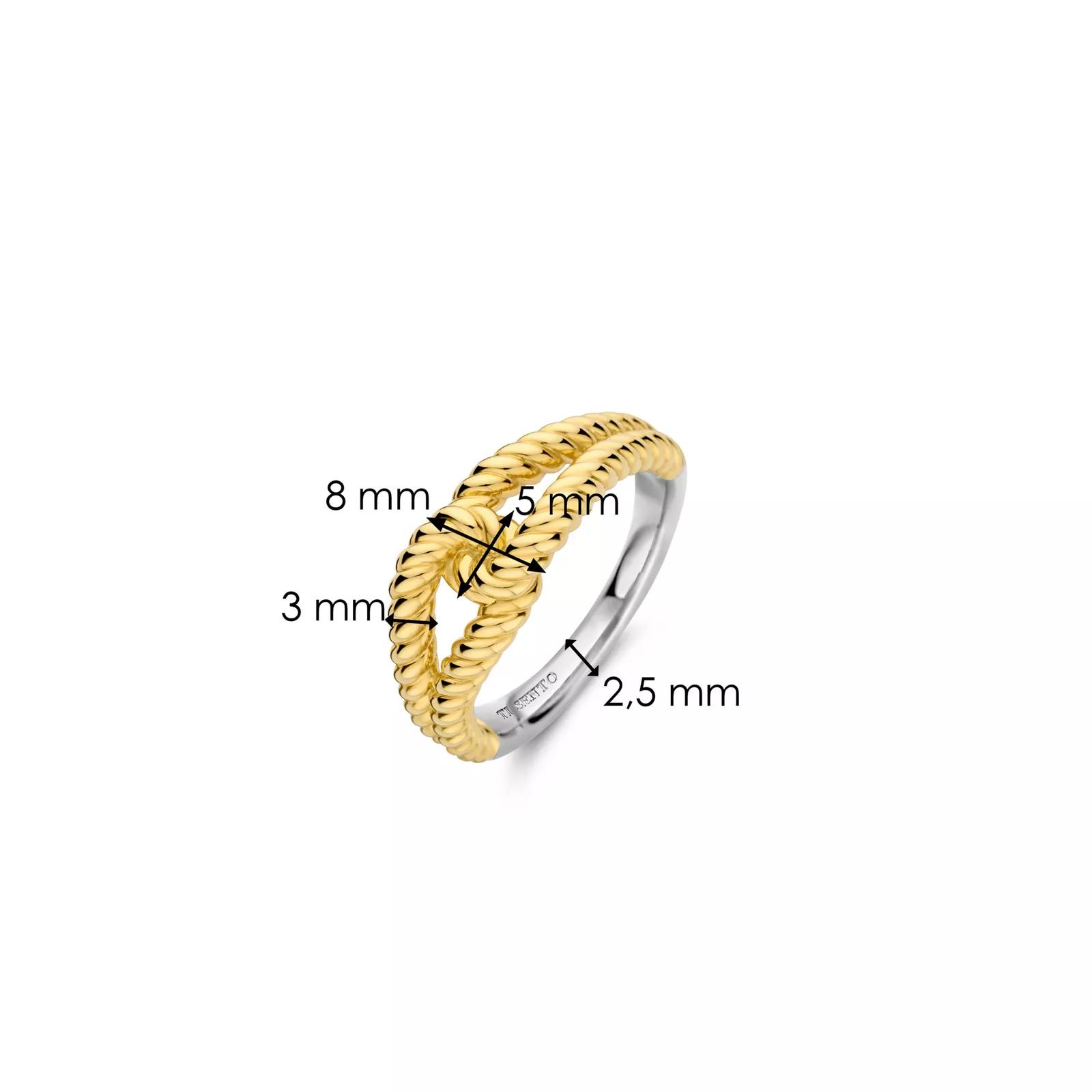 Ti Sento Ring - TI SENTO Ring 12323SY - Gr. 56 - in Gold - für Damen von Ti Sento