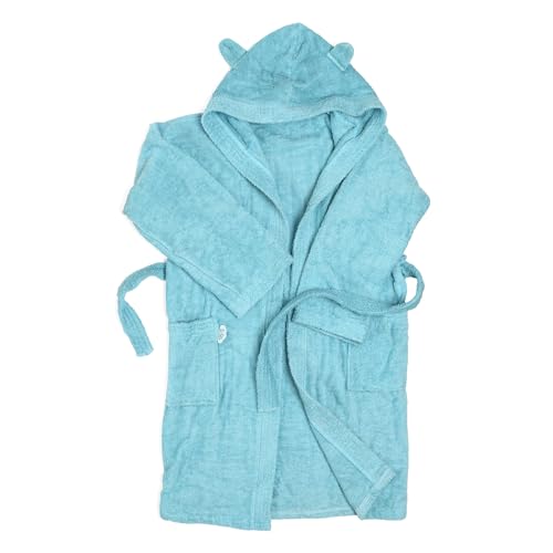 Ti TIN Unisex Kinder 512087 Bademantel, Himmelblau, 8 Jahre von Ti TIN