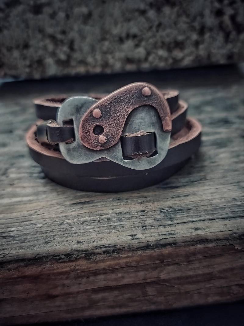 Gitarrenarmband, Lederarmband, Herrenarmband, Musikarmband, Lederarmband Für Herren, Musikerarmband von TiViArt