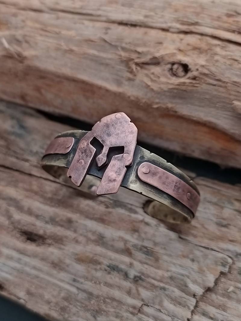 Spartanerhelm-Armband, Herren-Armband, Wikinger-Armband von TiViArt