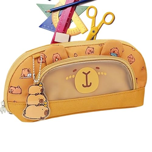 Tiajingzi Niedliches Tiermotiv Federmäppchen | Federtasche - Großes Fassungsvermögen Niedliches Design Schreibwaren Organizer Tragbar Für Schüler Jugendliche Mädchen Schule Aufbewahrung von Tiajingzi