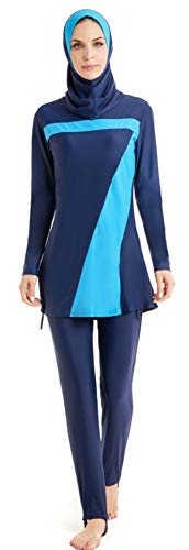 TianMai Neue Muslimische Bademode Muslim Islamischen Bescheidene Full Cover Badebekleidung Modest Swimwear Beachwear Burkini für Frauen (70, Int'l M (EU-Größe 36-38)) von TianMai