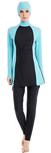 TianMaiGeLun Muslimischen Badeanzug Full Cover Bescheidene Badebekleidung Modest Swimwear (N1, Int'l M) von TianMaiGeLun