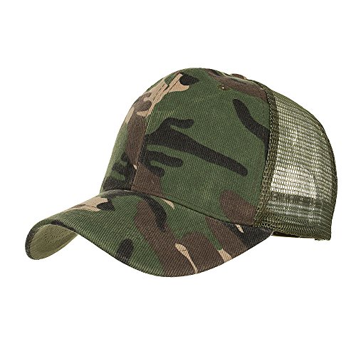 Baseball Unisex Outdoor Sonnenhut Baseballkappe Hüte Cap Sommer Hip Hats Caps für Männer Mesh Hop Camouflage Baseball Frauen Casual Baseball Caps Baseballmütze Basecap Baseballcap Mützen Freizeit von TianWlio