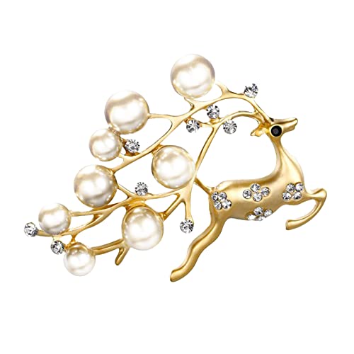 Corsage Strass Brosche Brosche Bankett Accessoires Business Damenbekleidung Brosche Marineblaue Brosche Mit Strass (C, One Size) von TianWlio