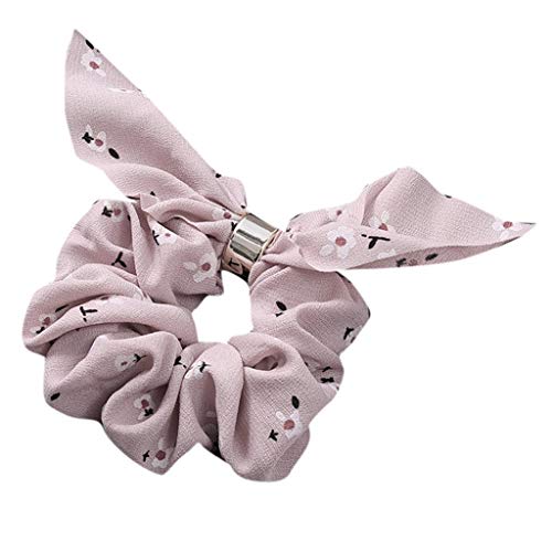 Haargummis Seiden Scrunchies für Haare Mädchen Hair Scrunchie Halter elastischer Seilring Halterung Haarreif Frauen Pferdeschwanz Band Headband Haarseil Haar Gummibänder Bunte Haaschmuck von TianWlio