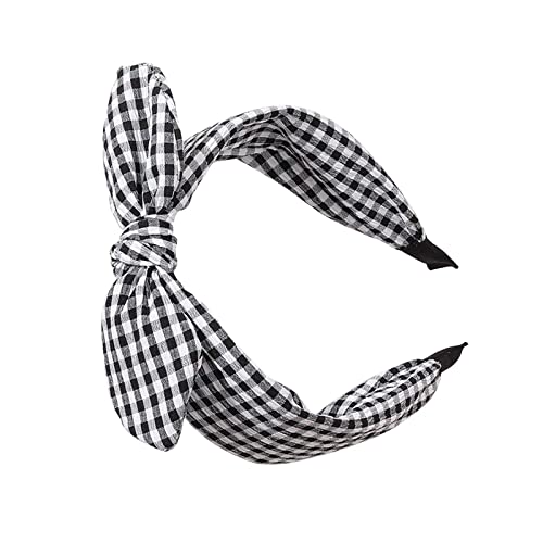 Haarreifen Damen Breit Kopfband Haarband Retro Farbenfrohe Haarbinder Fashion-Blumen Polka Dot Streifenhaarenbändern Haarbügel Haarreif Haarreifen Haarbänder Vintage Stirnbänder Stoff Stirnbänder von TianWlio