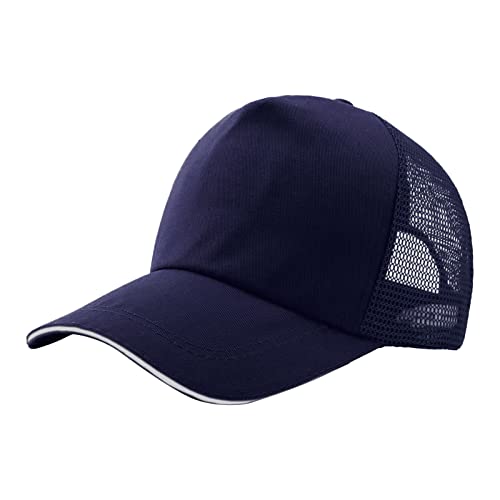 TianWlio Baseballkappe Mütze Outdoor Baseballkappe Baseball Mütze Unisex Verstellbar Basecap modischste Cotton Cap Outdoor Hut Sonnenschutz Basecap für Unisex Sportlicher (Navy, One Size) von TianWlio