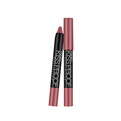 TianWlio Damen Schminke Frauen Make Up Flüssiger Lipstick Wasserdichte Lippenstift Kürbis Farb-Lippenstift Earth E Moistu Lippenbalsam Wasserdichte Langlebige Pflegender von TianWlio