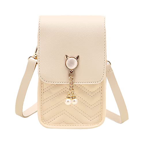 TianWlio Handytasche zum Umhängen Damen Kleine Umhängetasche mit Kopfhörer Eingang,Mini Crossbody Schultertasche Handytasche,Handy Schultertasche ür Handy unter 7 Zoll von TianWlio
