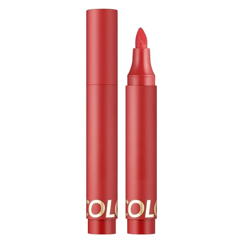 TianWlio Lippenstift Matt Lipgloss Wasserfest Flüssiger 2023 Neuer flüssiger Lippenstift-Stift, Lipgloss-Stift, Lipgloss-Marker, flüssiger Lipliner, Lipstick Lip Gloss Long Lasting von TianWlio