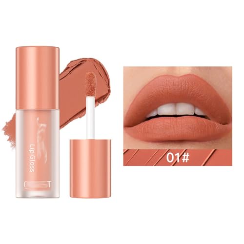 TianWlio Lippenstift feuchtigkeitsspendend Lippenbalsam Lippen auffüllend, feuchtigkeitsspendend, leicht, samtig, langanhaltend, angenehm, nicht klebrig, Lippenstift PinkRoter Nude Lip Balm von TianWlio