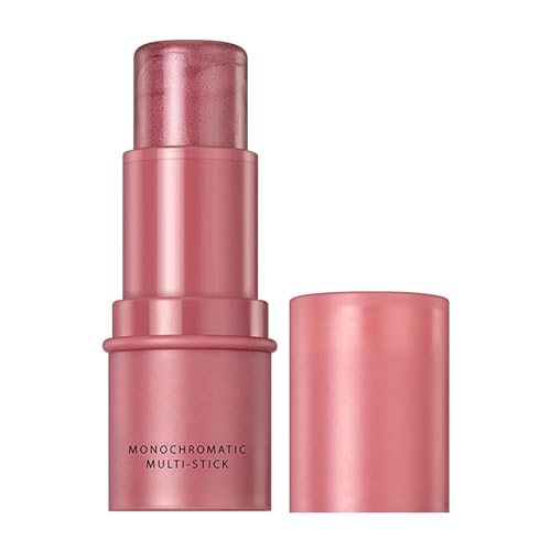 TianWlio Wangen Rouge Leichtes Atmungsaktives Gefühl Multifunktionaler Make-up-Stick, Lidschatten, Hochglanz-Perlglanz-Puder, Rouge-Stick, Gesicht, Lippen, Make-up, Cream Blush StickTextur von TianWlio