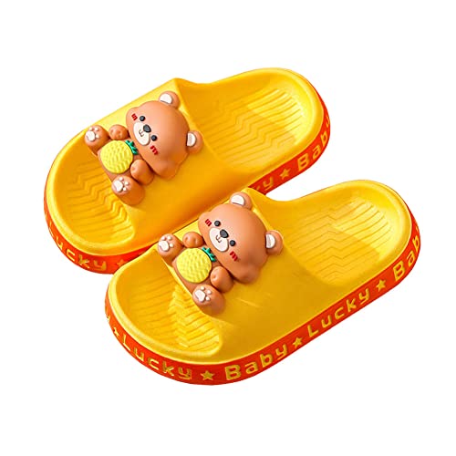 Tianmao Badelatschen Kinder Badesandalen Mädchen Badeschlappen Jungen Badeschuhe Pantoletten Sommer Strandschuhe Kinder Süße Tiere Slipper Sandalen von Tianmao