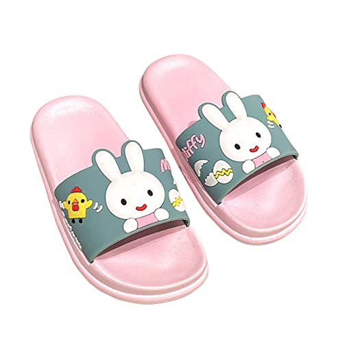 Tianmao Badelatschen Kinder Badesandalen Mädchen Badeschlappen Jungen Badeschuhe Sommer Strandschuhe Hausschuhe Kinder Slipper, Rosa, 24/25 EU von Tianmao