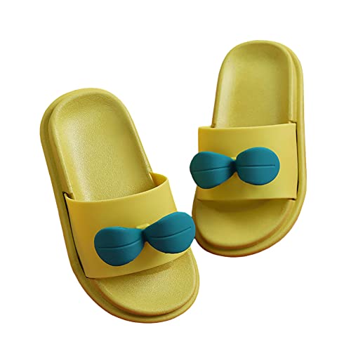 Tianmao Badelatschen Kinder Badesandalen Mädchen Flache Badeschlappen Jungen Badeschuhe Sommer Strandschuhe Kinder Slipper Sandalen mit Blätter von Tianmao