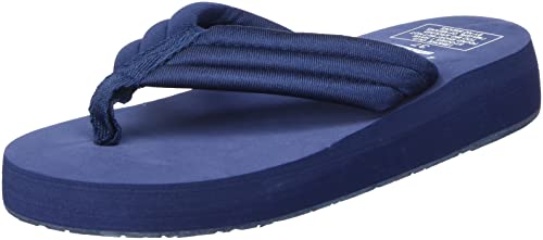 Tianmao Damen Sandalen Zehentrenner Sommer Strand Schuhe Flip-Flop - Keilabsatz 3CM (39 EU, Blau) von Tianmao