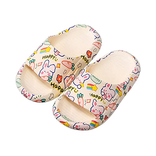 Tianmao Dusch- und Badeschuhe Badelatschen für Kinder Jungen Mädchen mit Cartoon-Print rutschfest Badeschlappen Kinder Hausschuhe Strand Sandalen EU 24-35 von Tianmao