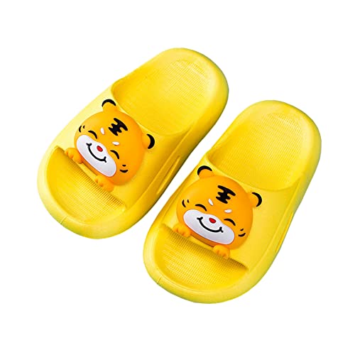 Tianmao Kinder Badelatschen Badeschlappen Sommer Flache rutschfest Hausschuhe Jungen Mädchen Cartoon Kleiner Tiger Pantoletten Badeschuhe Pantoletten Slipper von Tianmao