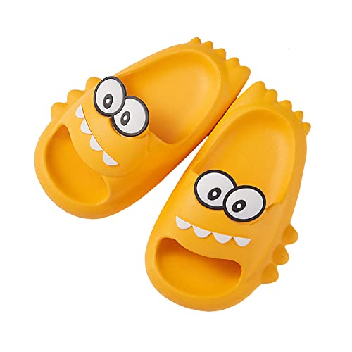 Tianmao Kinder Badeschuhe Duschschuhe Dinosaurier Karikatur Badelatschen Sommer Weich Flache Hausschuhe rutschfest Pantoletten Slipper Jungen Mädchen von Tianmao