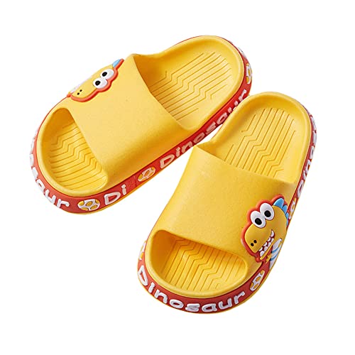 Tianmao Unisex Kinder Badeschlappen Duschschuhe Dinosaurier Karikatur Badeschuhe rutschfeste Badelatschen Sommer Flache Hausschuhe Jungen Mädchen Pantoletten Slipper von Teceyfeet