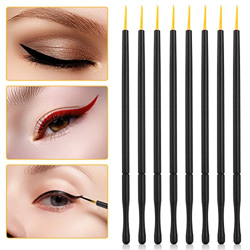 Eyeliner-Pinsel, weicher Eyeliner-Pinsel, ultrafeine Mikropinsel, Make-up-Pinsel, flüssiger Pinsel, 100 Stück von TianqqYongyong