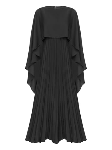 TiaoBug Damen Festliche Kleider mit Vorne Kurz Hinten Lang Stola Asymmetrisch Umschlagtuch Chiffon Cocktailkleider Abendkleider Maxi Lang Ballkleider Schwarz XXL TiaoBug Damen Festliche Kleider mit Vorne Kurz Hinten Lang Stola Asymmetrisch Umschlagtuch Chiffon Cocktailkleider Abendkleider Maxi Lang Ballkleider Schwarz XXL von TiaoBug