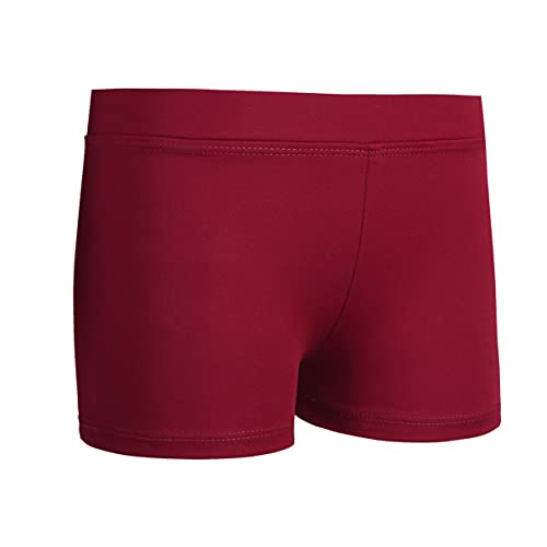 TiaoBug Kinder Mädchen Shorts Sportshorts aus glattem Stoff Stretch Kurze Hose Fitness Tanzen Yoga Shorts Hose Leggings Freizeit Hot Pants Training Tights Rot 146-152 TiaoBug Kinder Mädchen Shorts Sportshorts aus glattem Stoff Stretch Kurze Hose Fitness Tanzen Yoga Shorts Hose Leggings Freizeit Hot Pants Training Tights Rot 146-152 von TiaoBug