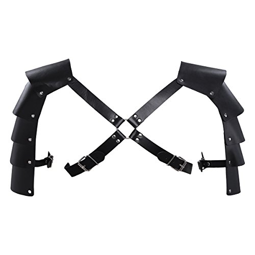 TiaoBug Herren Harness Brustharness Männer Body Harness Geschirr Kunstleder Kostüm Unterwäsche Clubwear von TiaoBug