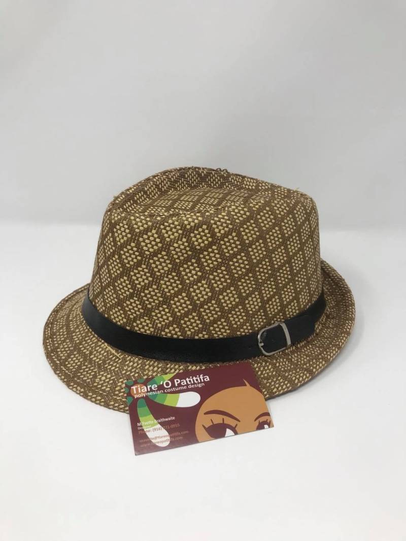 Brown & Tan Fedora Hut .. Sowohl Für Männliche Als Auch Weibliche von TiareOPatitifa