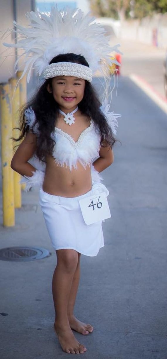 Koch-Inseln & Tahiti Prinzessin. Kostüm-Set Ist Perfekt Für Kinder Und Erwachsene von TiareOPatitifa