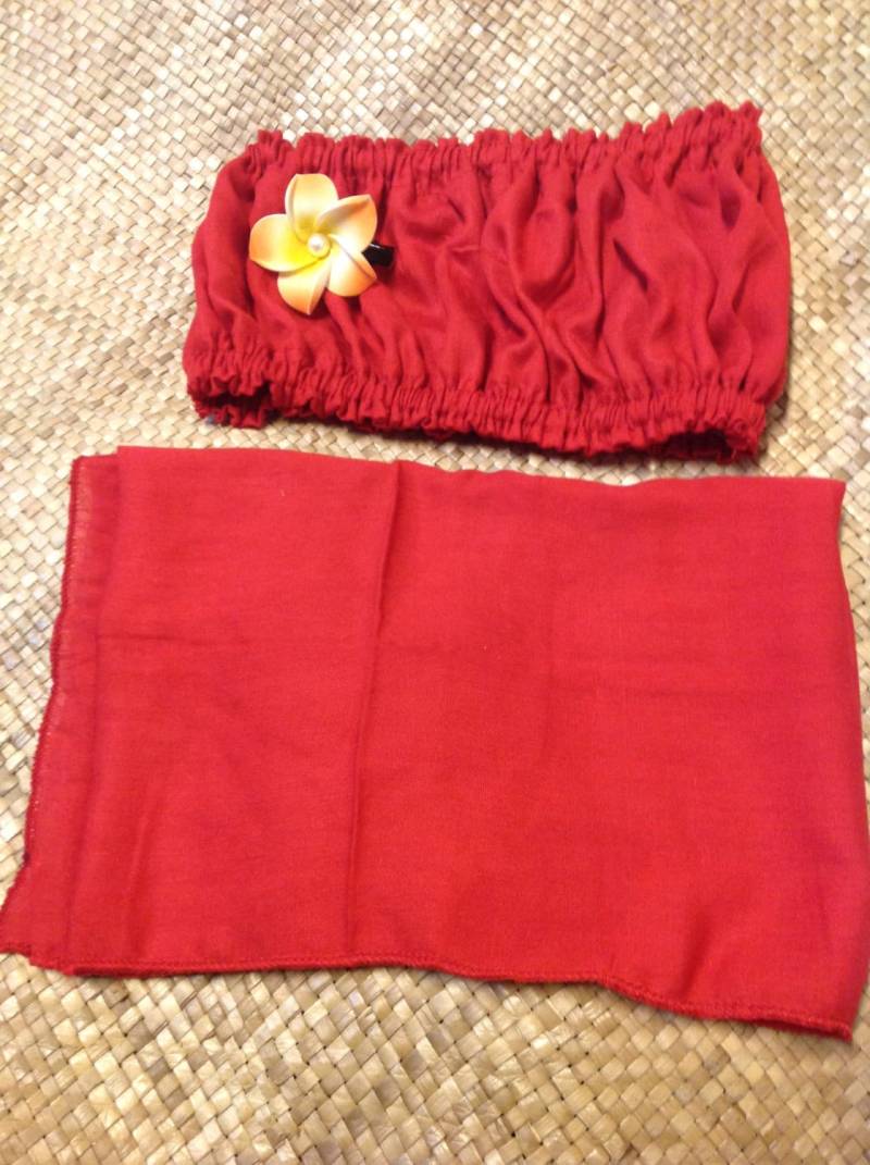 Tube Top Set. Kostüm-Set. Jede Farbe Ihrer Wahl. Erwachsene Größe von TiareOPatitifa