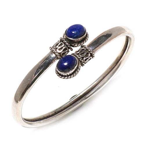 925 Sterling Silber Manschette Armbänder Für Damen, Echter Lapislazuli Edelstein Designer Armbänder, Handgefertigte Mode Schmuck Geschenke 925 Sterling Silber Manschette Armbänder Für Damen, Echter Lapislazuli Edelstein Designer Armbänder, Handgefertigte Mode Schmuck Geschenke von Tibetan Silver