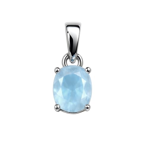Blauer Feuer Mondstein Edelstein 925 Sterling Silber Feiner Handgefertigt Mode Anhänger für Damen Moderner Designer Party Anhänger Schmuck von Handwerkern, Juni Geburtsstein Blauer Feuer Mondstein Edelstein 925 Sterling Silber Feiner Handgefertigt Mode Anhänger für Damen Moderner Designer Party Anhänger Schmuck von Handwerkern, Juni Geburtsstein von Tibetan Silver