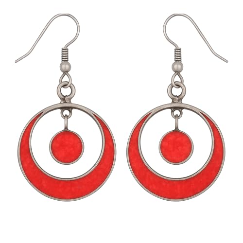 Komprimierte Korallen Edelstein Inlay-Schöne Träne 925 Versilberte Mode Zeitgenössische Ohrringe für Damen-Designer Party Geschenk Schmuck Komprimierte Korallen Edelstein Inlay-Schöne Träne 925 Versilberte Mode Zeitgenössische Ohrringe für Damen-Designer Party Geschenk Schmuck von Tibetan Silver