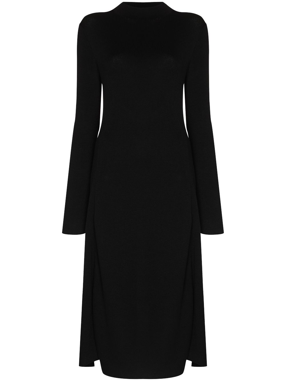 Tibi Midikleid mit Cut-Out - Schwarz von Tibi