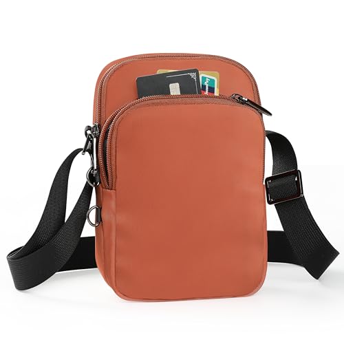 Tibroni Anti Diebstahl Umhängetasche Chest Crossbody Bag Herren Schultertasche mit Reißverschluss Lock, RFID-Blockierung & Wasserdicht Sling Bag Tasche Klein Handtasche von Tibroni