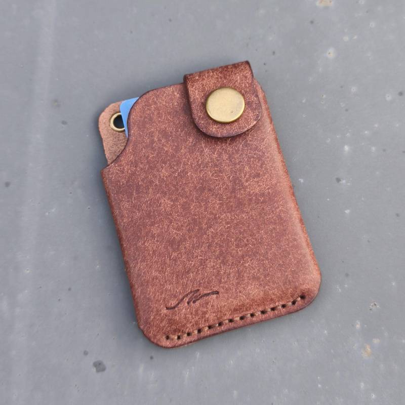 Kartenetui 100% Handgemacht "One Piece" von TidenLeder