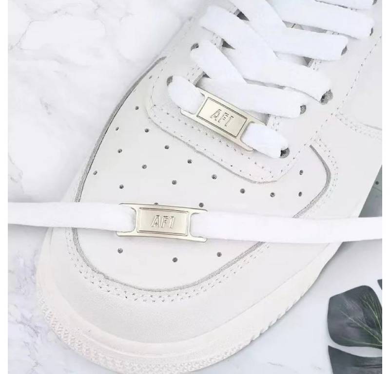 Tidy Schnürsenkel Metall Lace Locks Schnallen für Schnürsenkel Strass AF1 2 Paar von Tidy